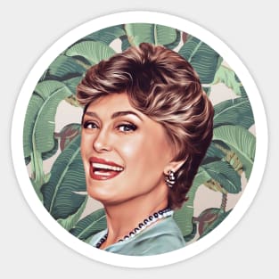 Golden Girls Blanche Devereaux Rue stay golden Sticker